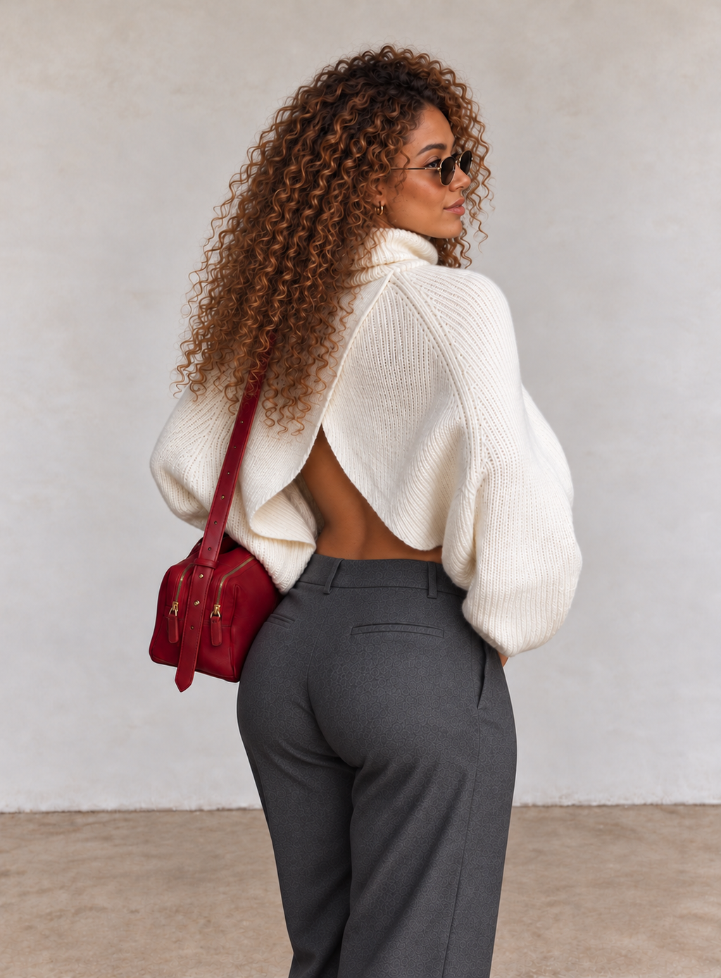 Pull en laine blanc