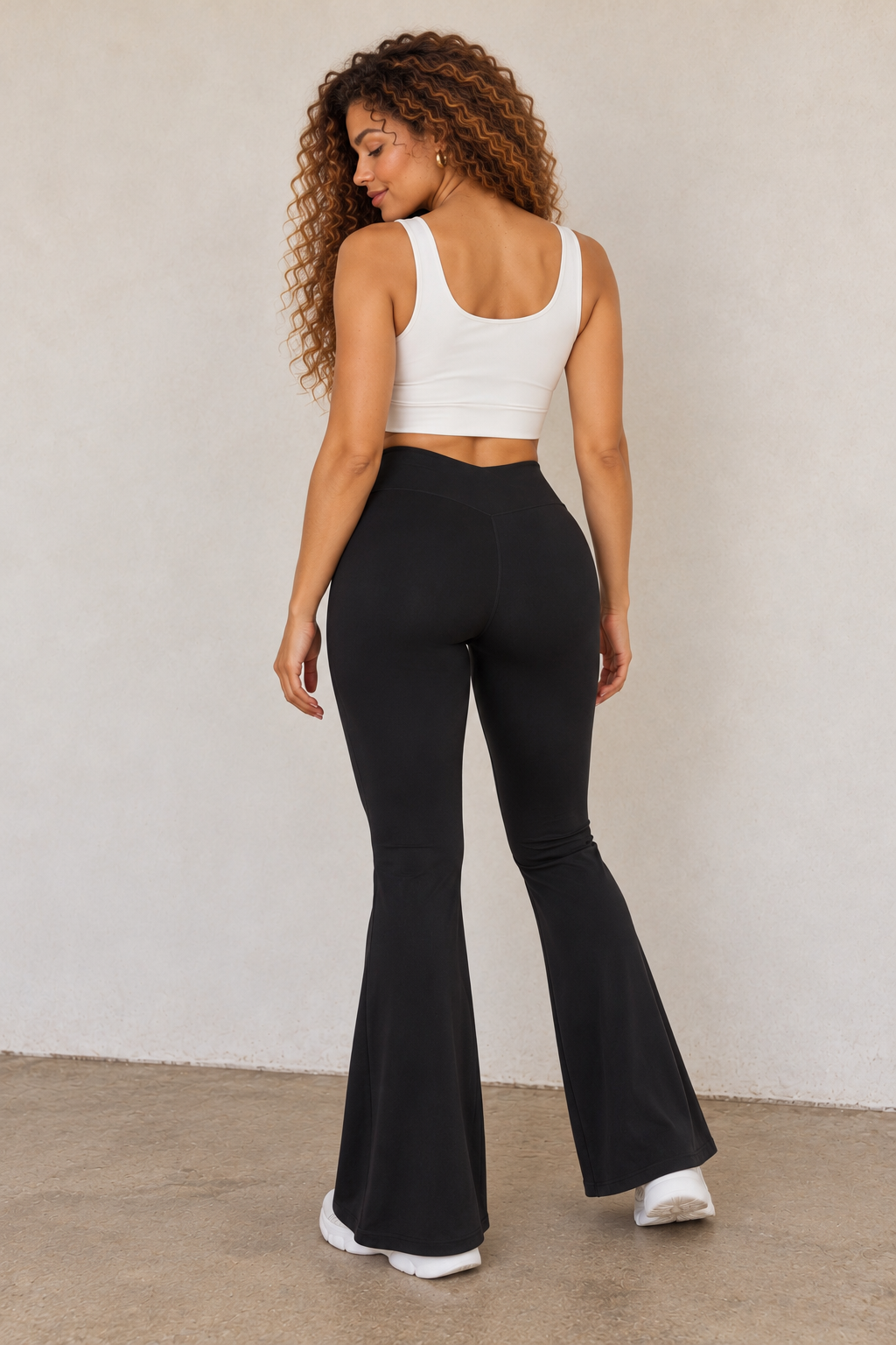 Legging taille haute croisé
